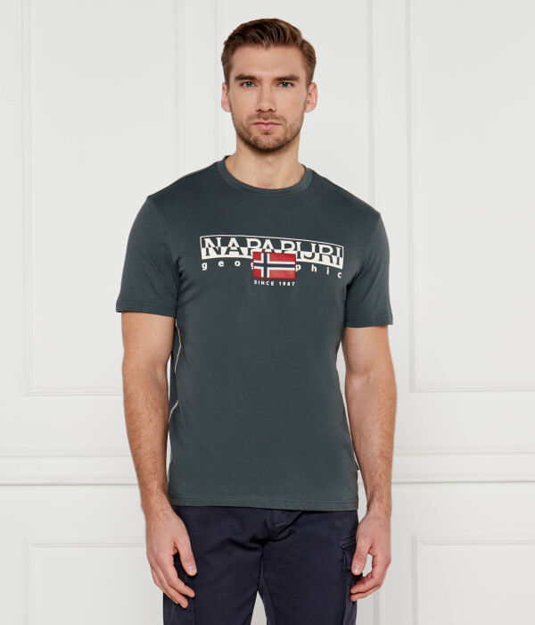 

Футболка Regular Fit Napapijri, зеленый