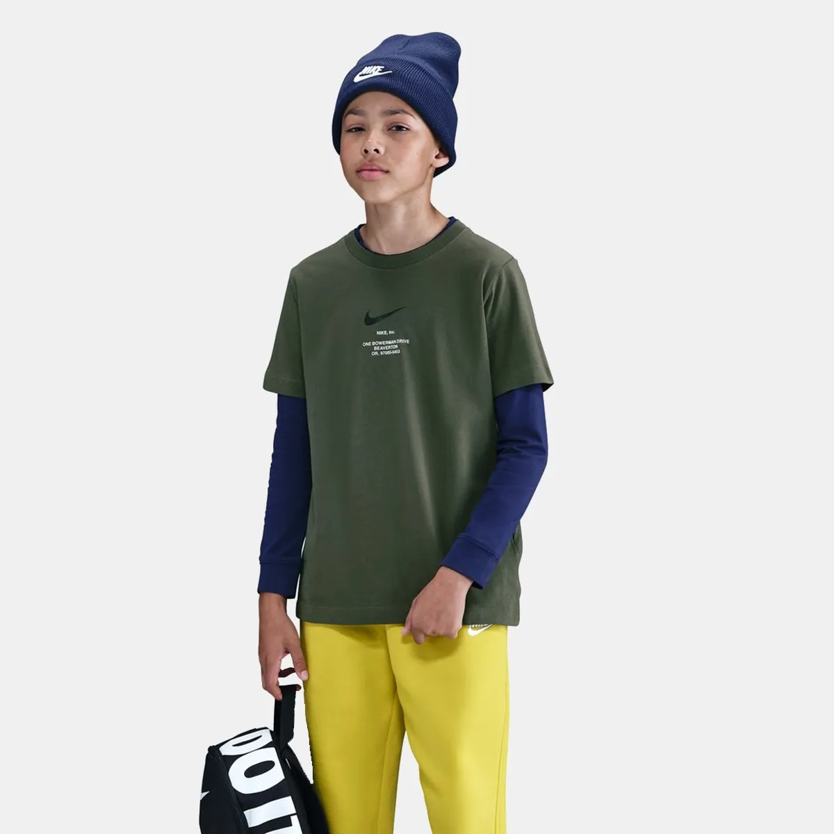 

Футболка для детей Sportswear Athl Tee Reg Nike, зеленый