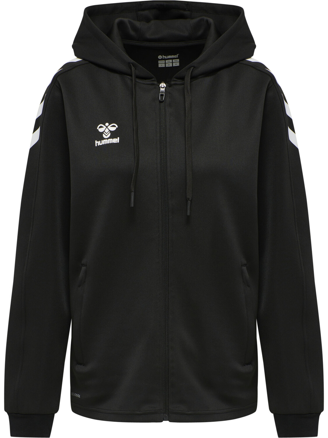 

Толстовка Hummel Hoodie Hmlcore Xk Poly Zip Hood Sweat Woman, черный