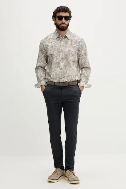 Чинос slim fit Tommy Hilfiger, синий — фото 2