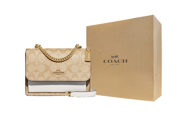

COACH Кожаная мини-сумка через плечо женская