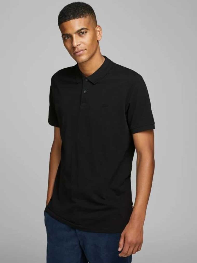 

Футболка Jack & Jones JJEBASIC POLO SS NOOS, черный