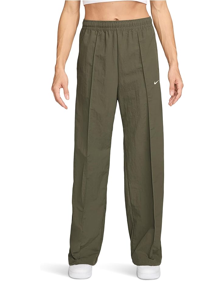 

Брюки Nike Sportswear Everything Wovens Mid-rise Open-hem Pants, цвет Medium Olive/Sail