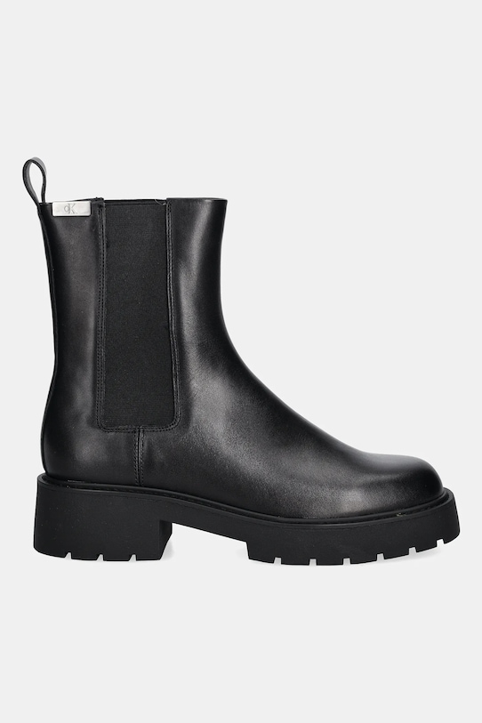 Кожаные ботинки COMBAT MID CHELSEA BOOT HW LTH Calvin Klein Jeans, черный — фото 2