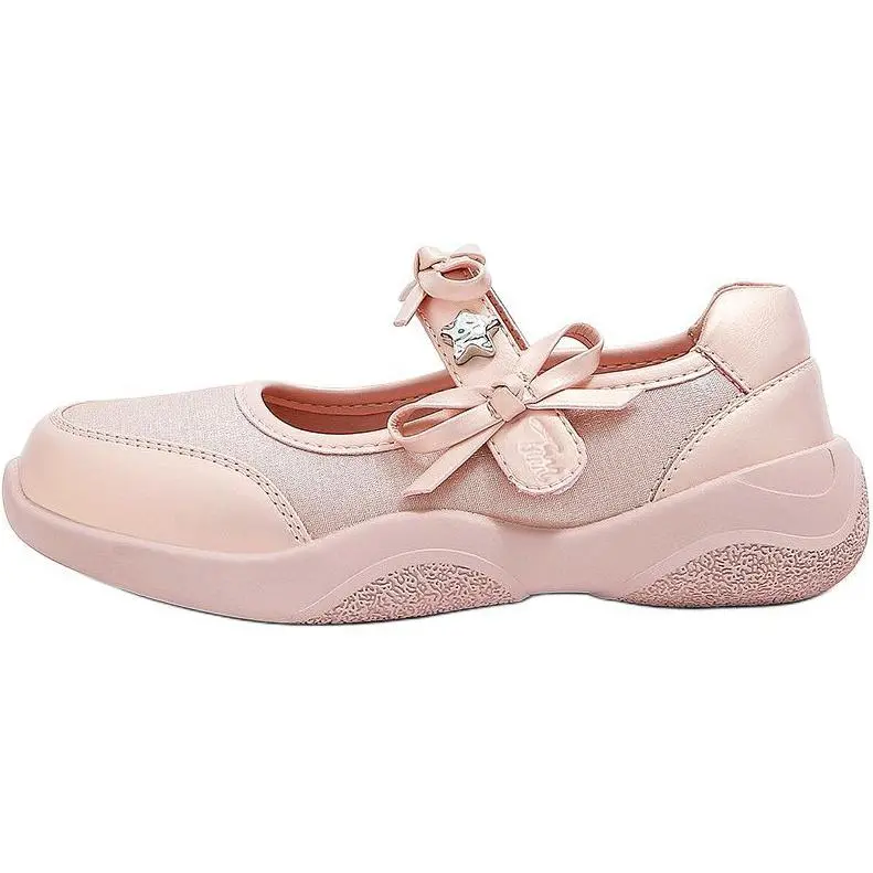

Коллекция Princess Shoe устойчивые к истиранию низкие детские кожаные туфли Kids' Teenmix, розовый
