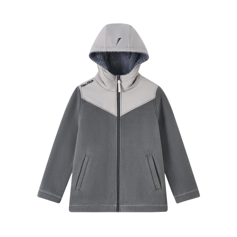 

Утепленная куртка осень зима для подростков NAUTICA, серый