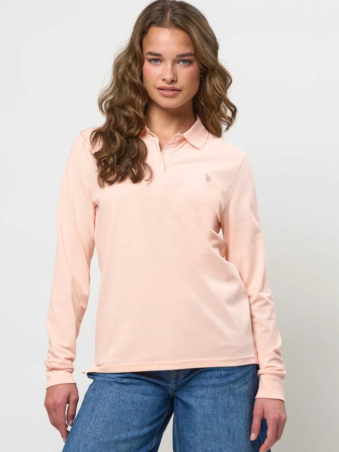 U.S. POLO ASSN. Топ 'UWLise' в светло-розовом — фото 3