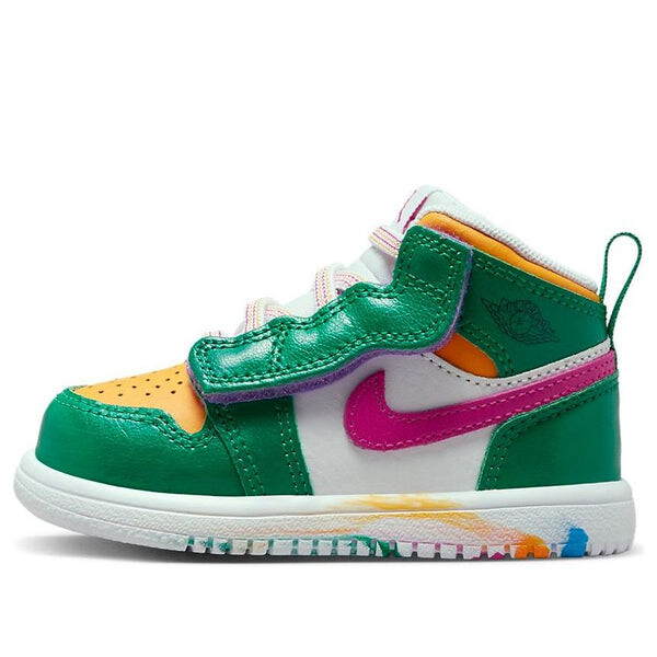 

Кроссовки 1 средние альт Air Jordan, зеленый