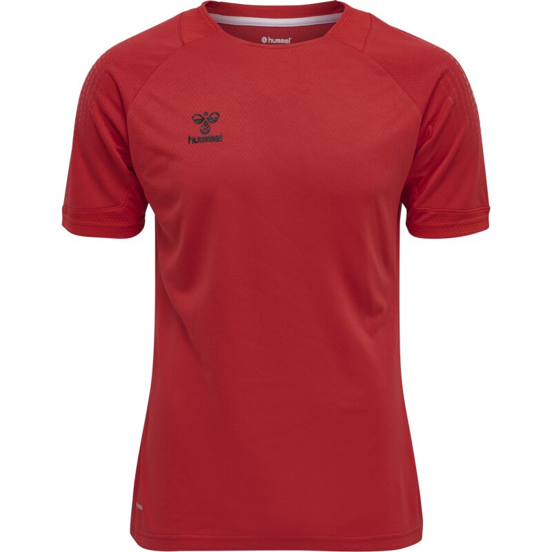 

Рубашка свинцовая из полиэстера с/с Hummel, красный