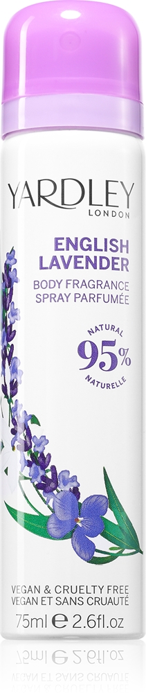 

Дезодорант-Спрей с ароматом английской лаванды Yardley, moterims 75 мл