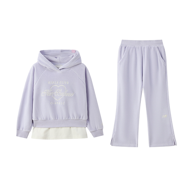 

Детский спортивный комплект Casual Sportswear 2 Piece Set New Balance, светло-фиолетовый