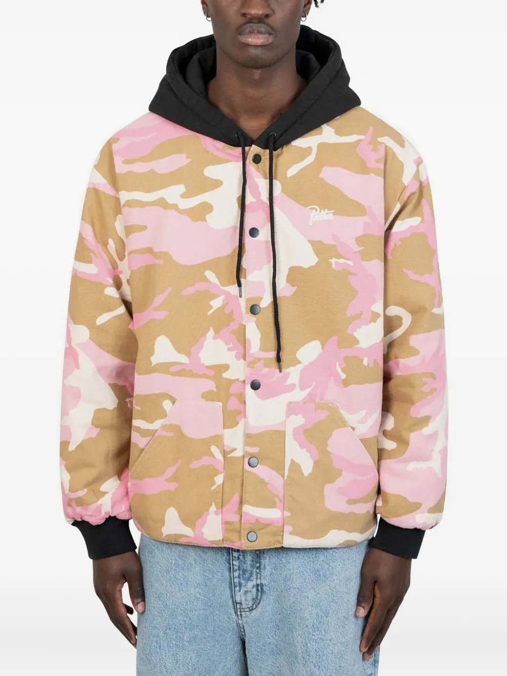 

Двусторонний стеганый бомбер PATTA, оранжевый