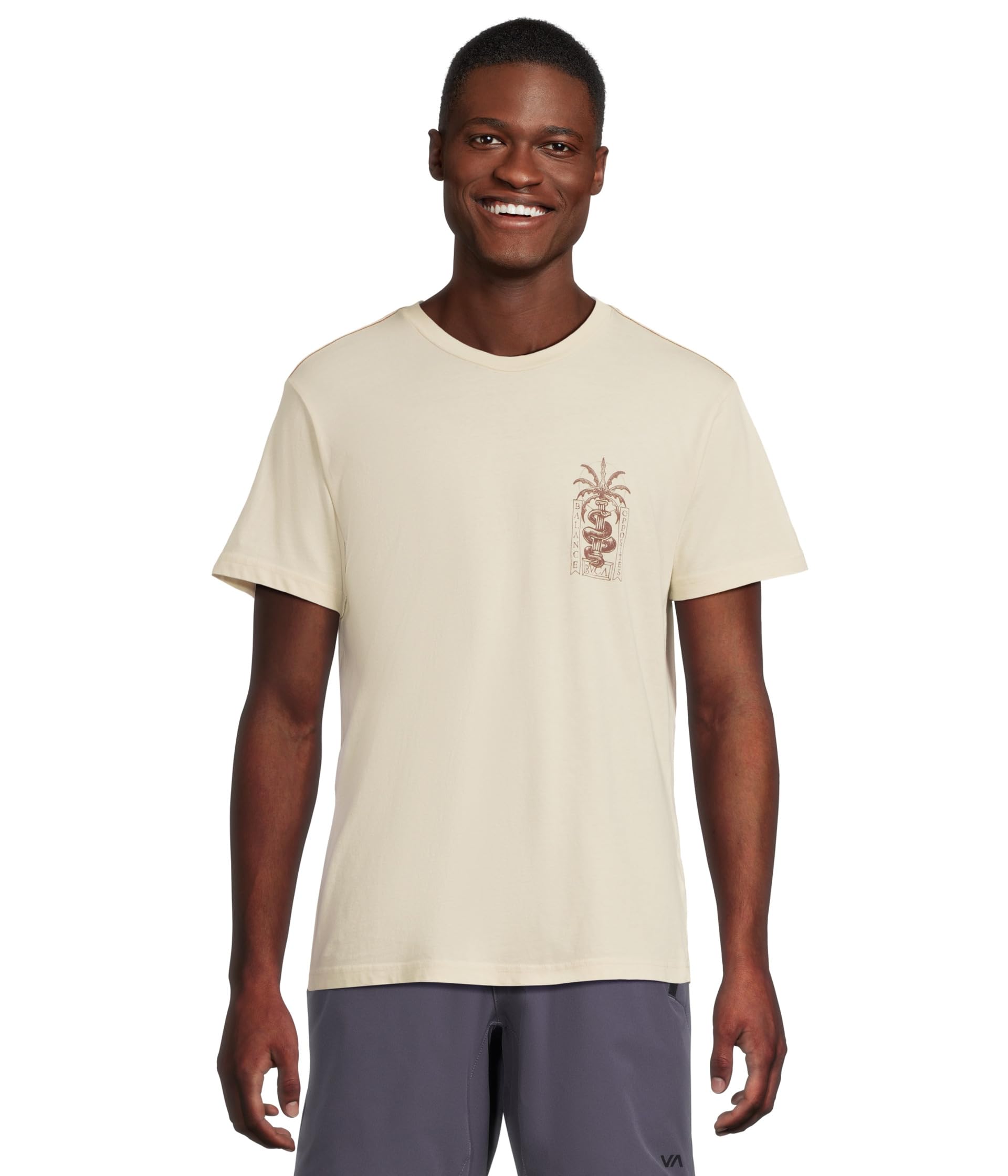 

Футболка RVCA Serpent Short Sleeve, цвет Ceramic