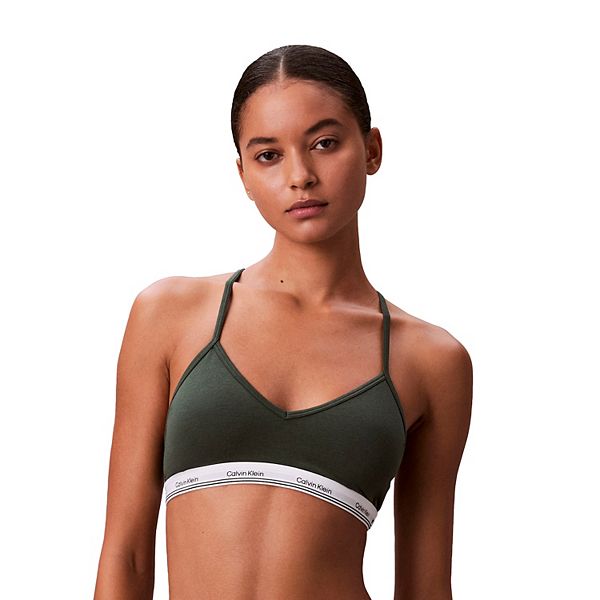 

Женский хлопковый боди-бралетт Balance с легкой подкладкой QP3272 Calvin Klein, Kells Green