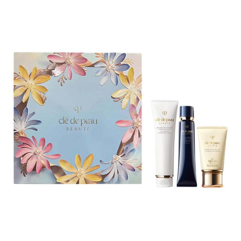 

Увлажняющий очищающий гель набор для ухода за кожей успокаивающий увлажняющий 50мл+37мл+125мл Clé De Peau Beauté
