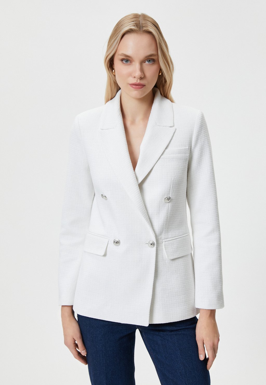

Блейзер POCKET DETAIL BUTTONED Koton, белый