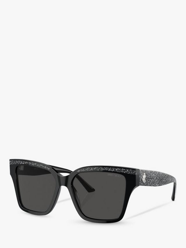 

Женские солнцезащитные очки Cat's Eye 0JC5003 Jimmy Choo, Black/Silver