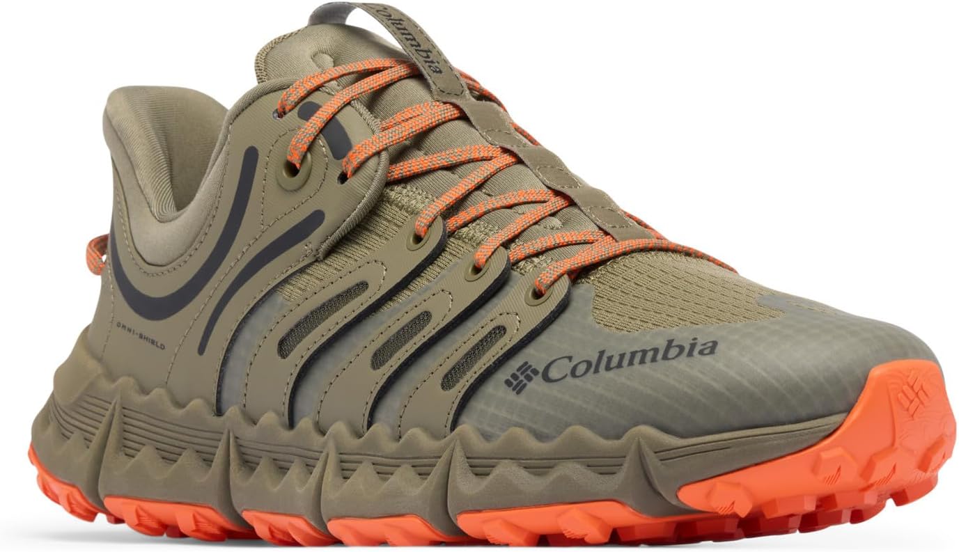 

Columbia Mens Voyager FLX Pct, Stone Green/Tangy Orange