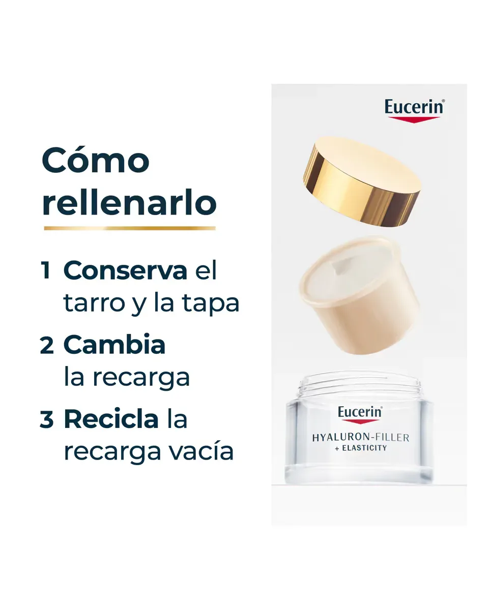 Крем для лица SPF30 EUCERIN Запасной флакон дневного крема Hyaluron Filler Elasticity — фото 4