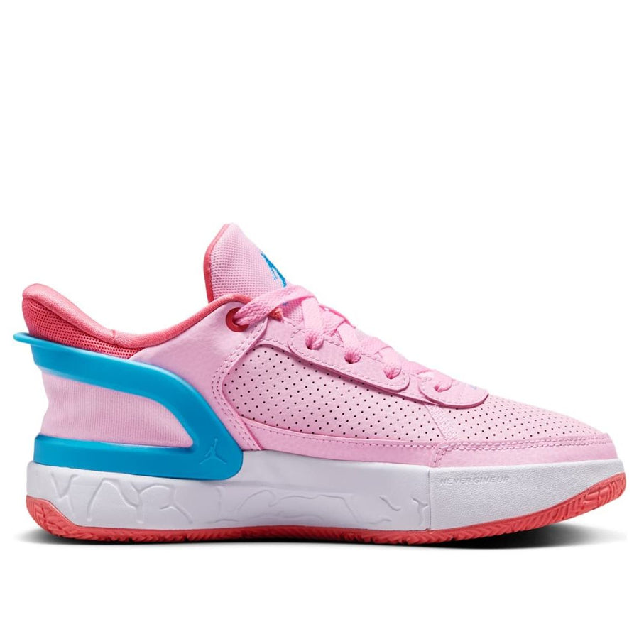 Кроссовки (GS) Air Jordan Day1 EO 'Pink Foam Blue Lightning', розовый — фото 2