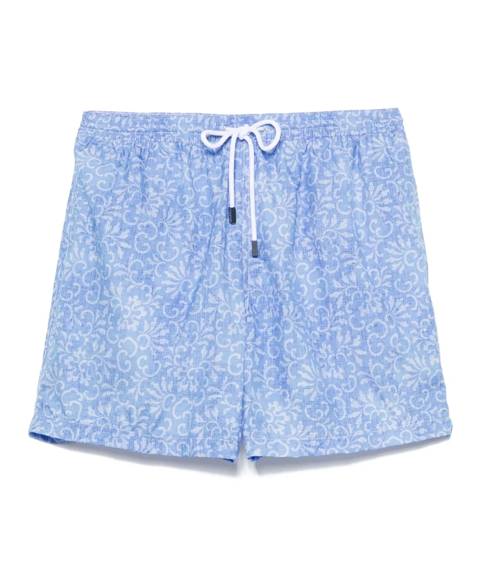 

Плавки из полиэстера с боковыми карманами Barba, синий