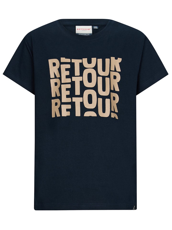 

Футболка Retour, темно-синий