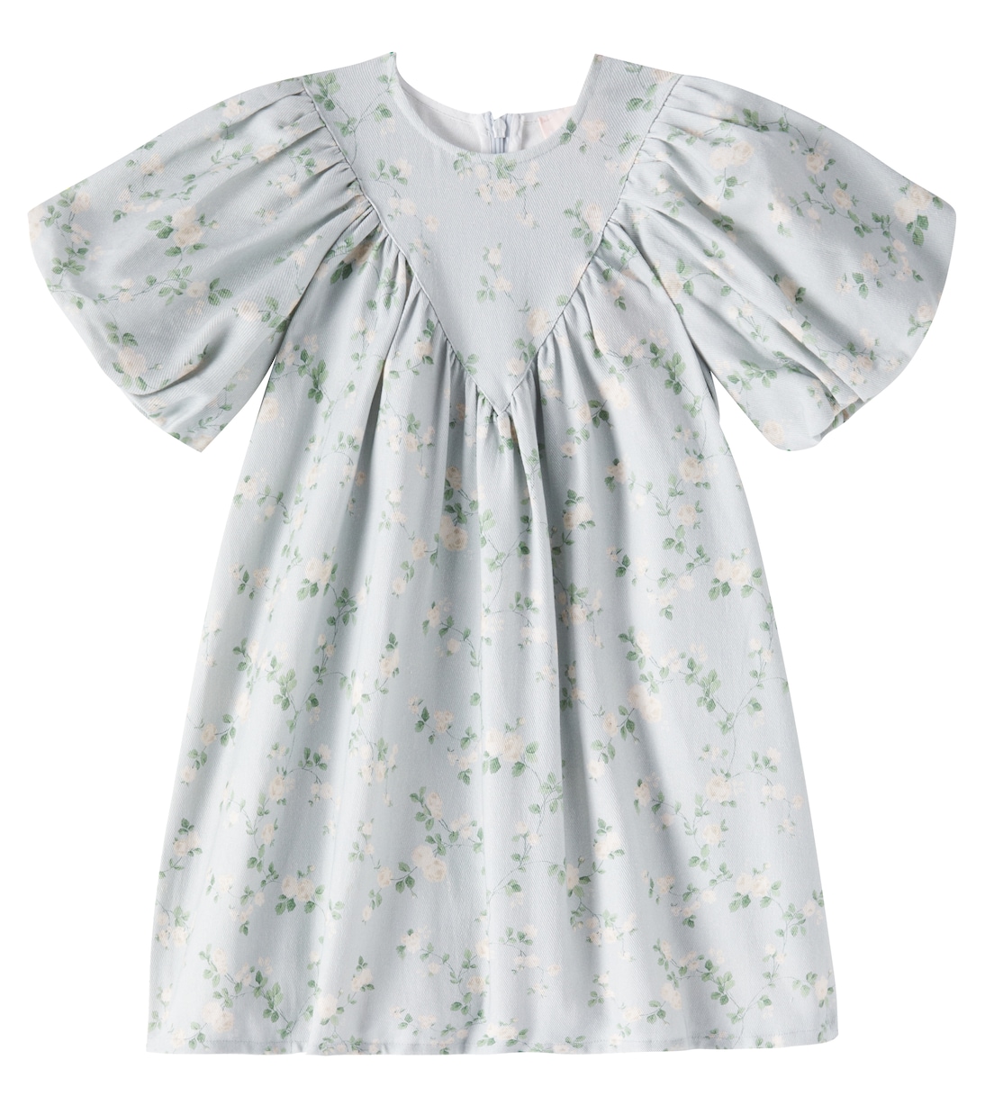 

Цветочное хлопковое платье из шамбре Petite Amalie , Cream Bud Print