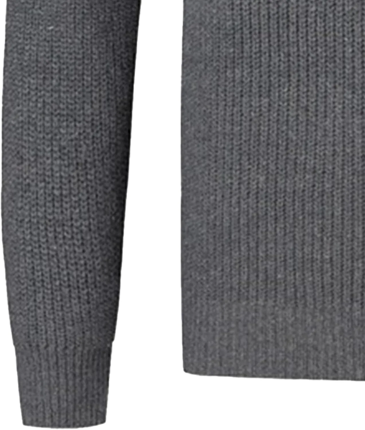 Мужской пуловер Slim Fit Quarter Zip легкий вязаный поло — фото 2