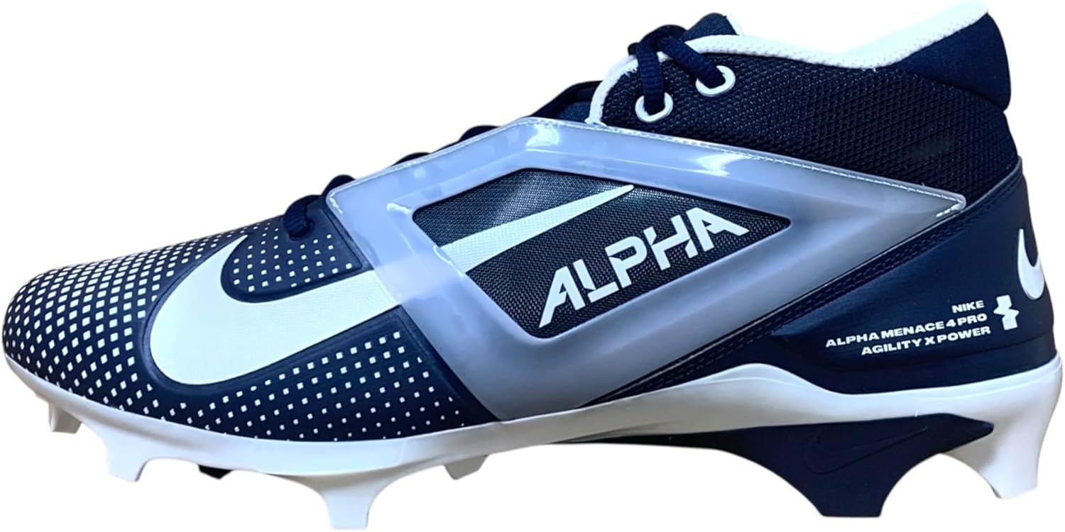 

Футбольные бутсы Nike Men's Alpha Menace 4 Pro NRG, черный/синий/темно-синий