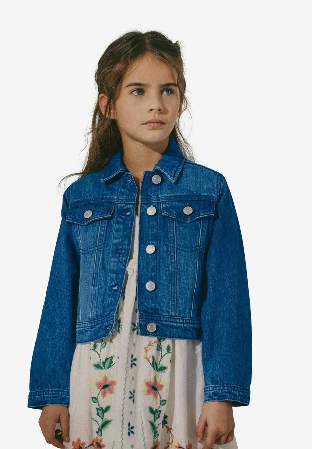 

Джинсовая куртка Next, цвет Blue Denim