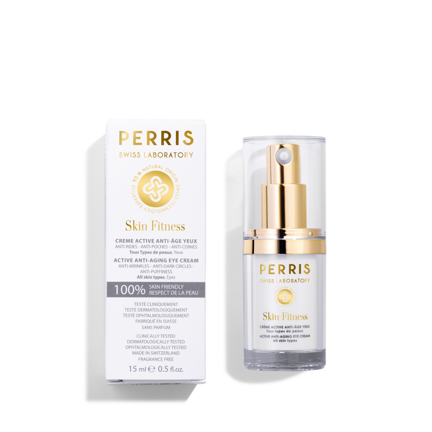 Крем для век Perris Swiss Laboratory — Active anti-aging eye cream , объем, 15 мл — фото 2