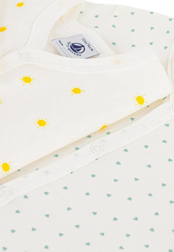 Комбинезон для сна Lot dors bien Petit Bateau, белый мультиколор — фото 3