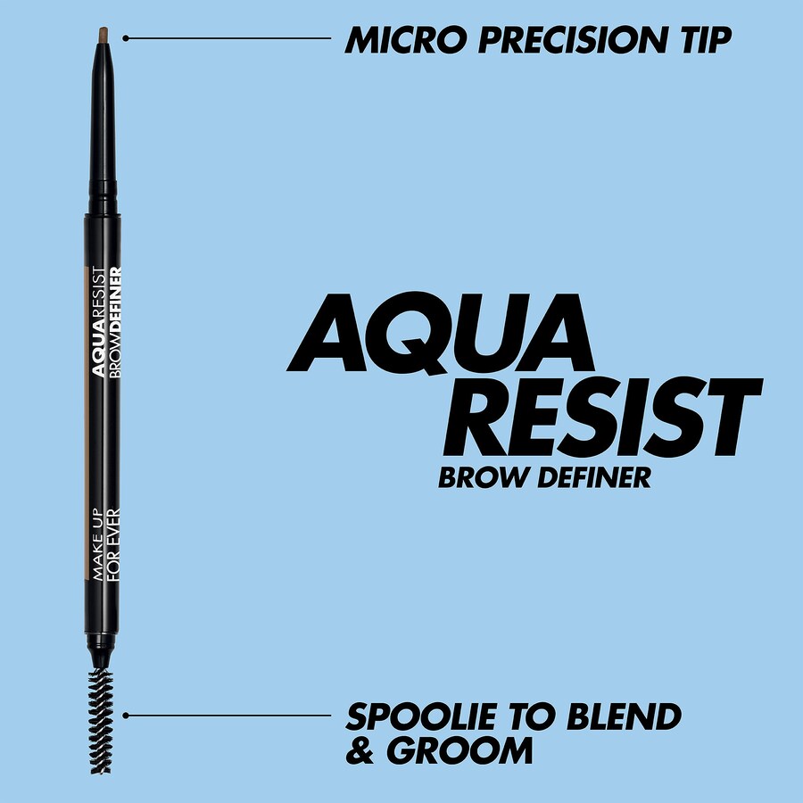 Водостойкий карандаш для бровей Aqua Resist MAKE UP FOR EVER, 0.003 oz/0.09 g, 30 Soft Brown — фото 4