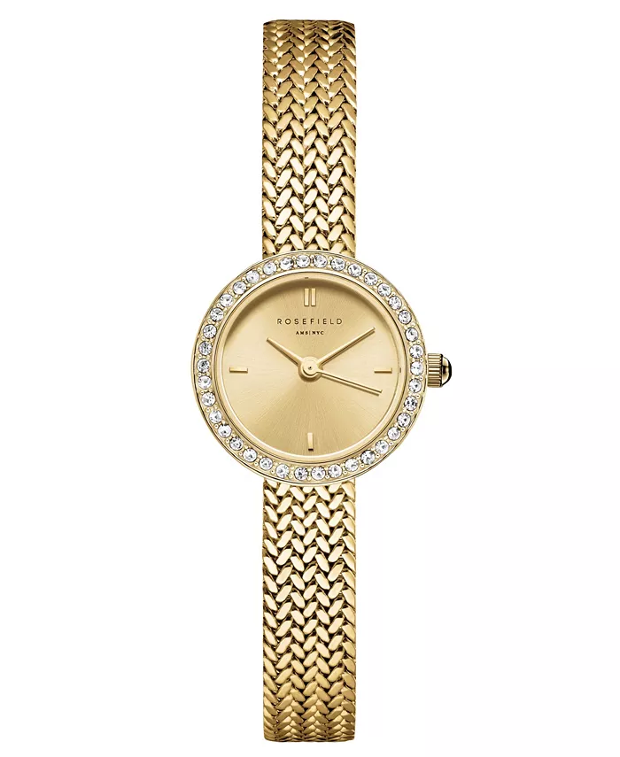 

Миниатюрные женские часы-браслет Mini Small Edit с корпусом из нержавеющей стали золотого оттенка, диаметр 20.4 мм Rosefield