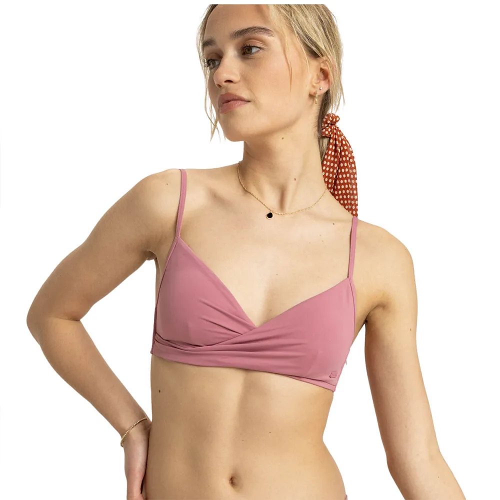 

Топ бикини Roxy Beach Classics Wrap, розовый
