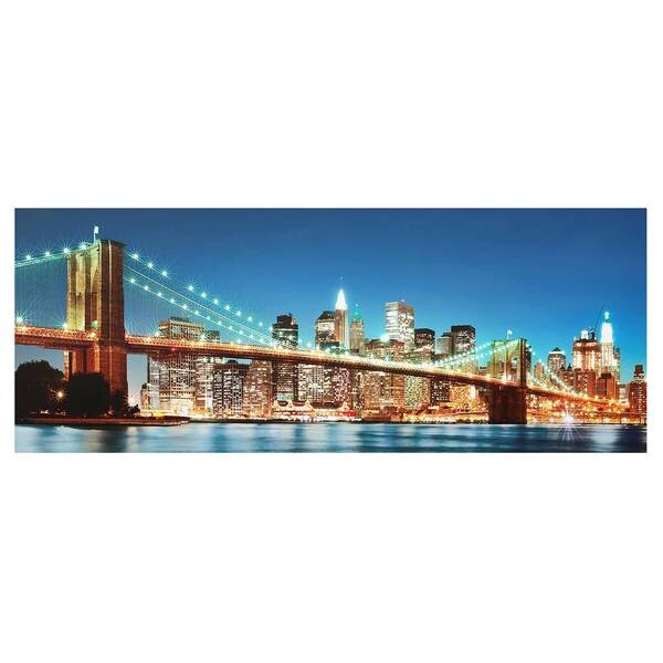 

Стеклянная картина Bilderwelten Nighttime Manhattan Bridge