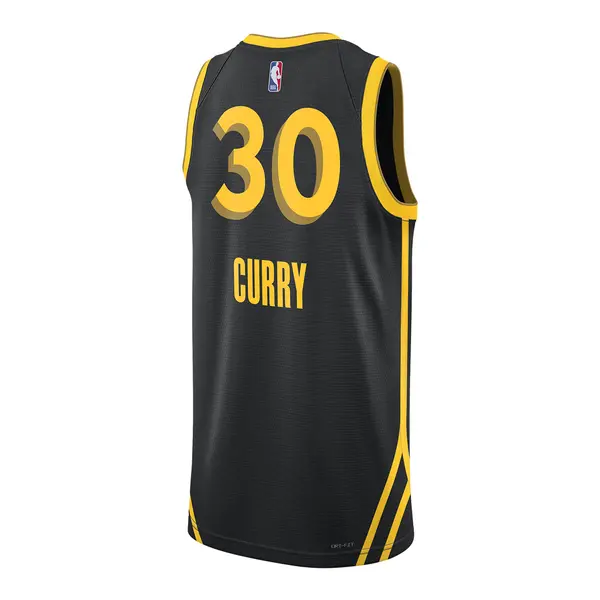 Майка Nike Dri-FIT NBA Swingman Jersey 2023/24 City Edition 'Golden State Warriors Stephen Curry', черный — фото 2