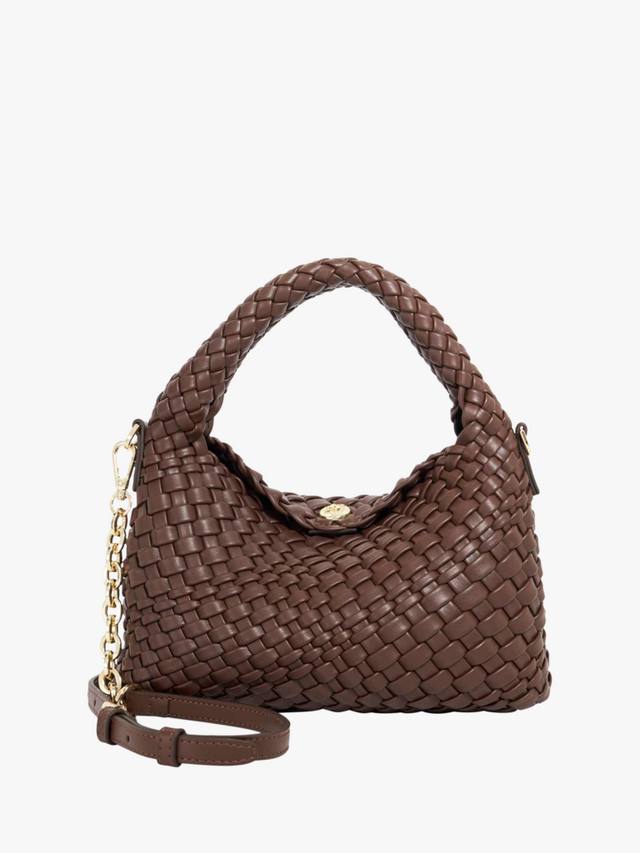 

Dinkydeliberate маленькая плетеная сумка-шопер Dune London, Chocolate