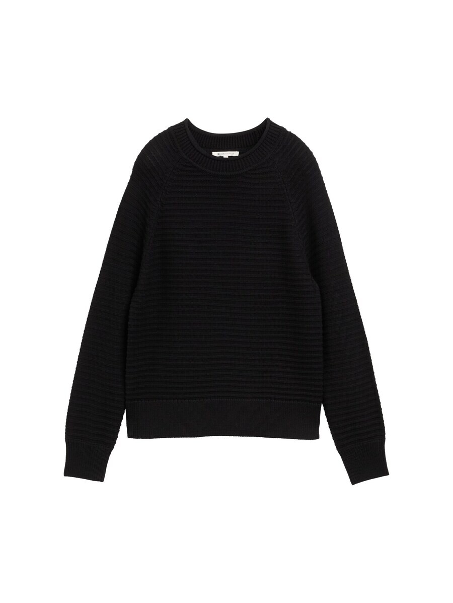 

Базовый свитер TOM TAILOR DENIM Sweater, черный