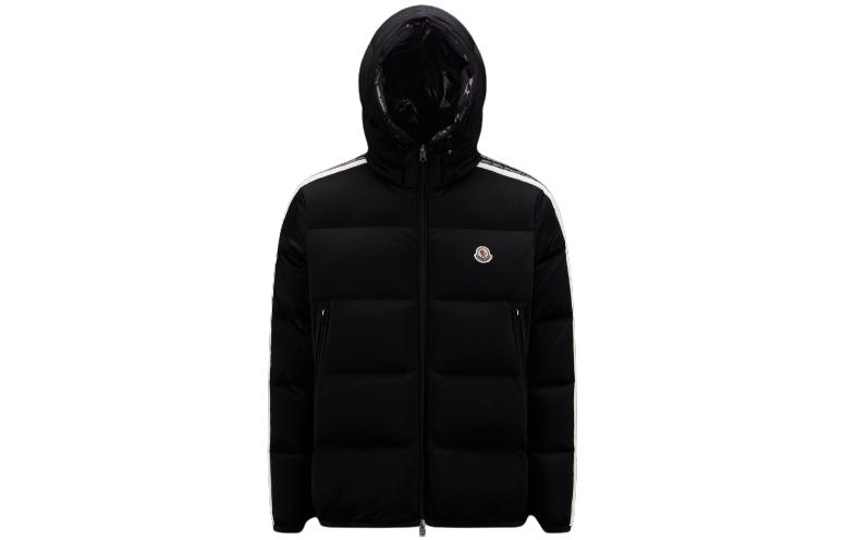 Moncler Санбесан Короткая пуховая куртка, Black — фото 3