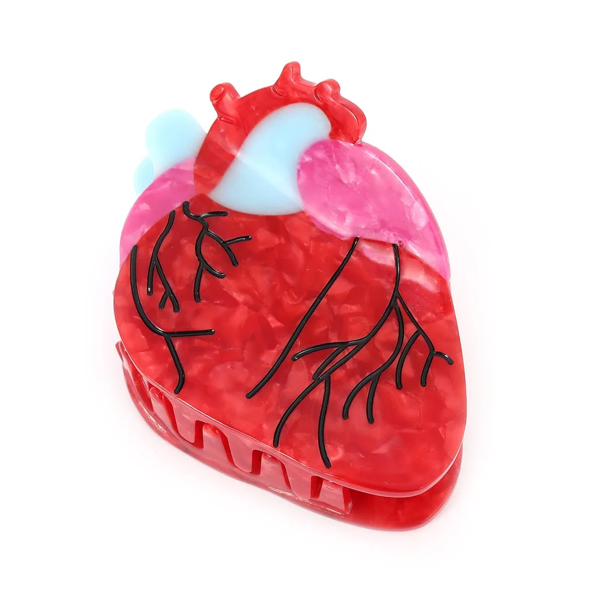 Заколка для волос в форме анатомического сердца Personfun, Heart