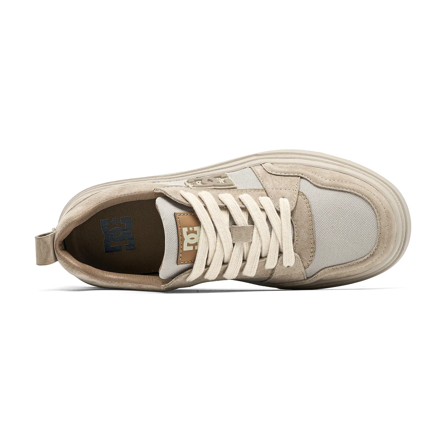 Кроссовки низкие DCSHOES BKLYN коричневые — фото 4