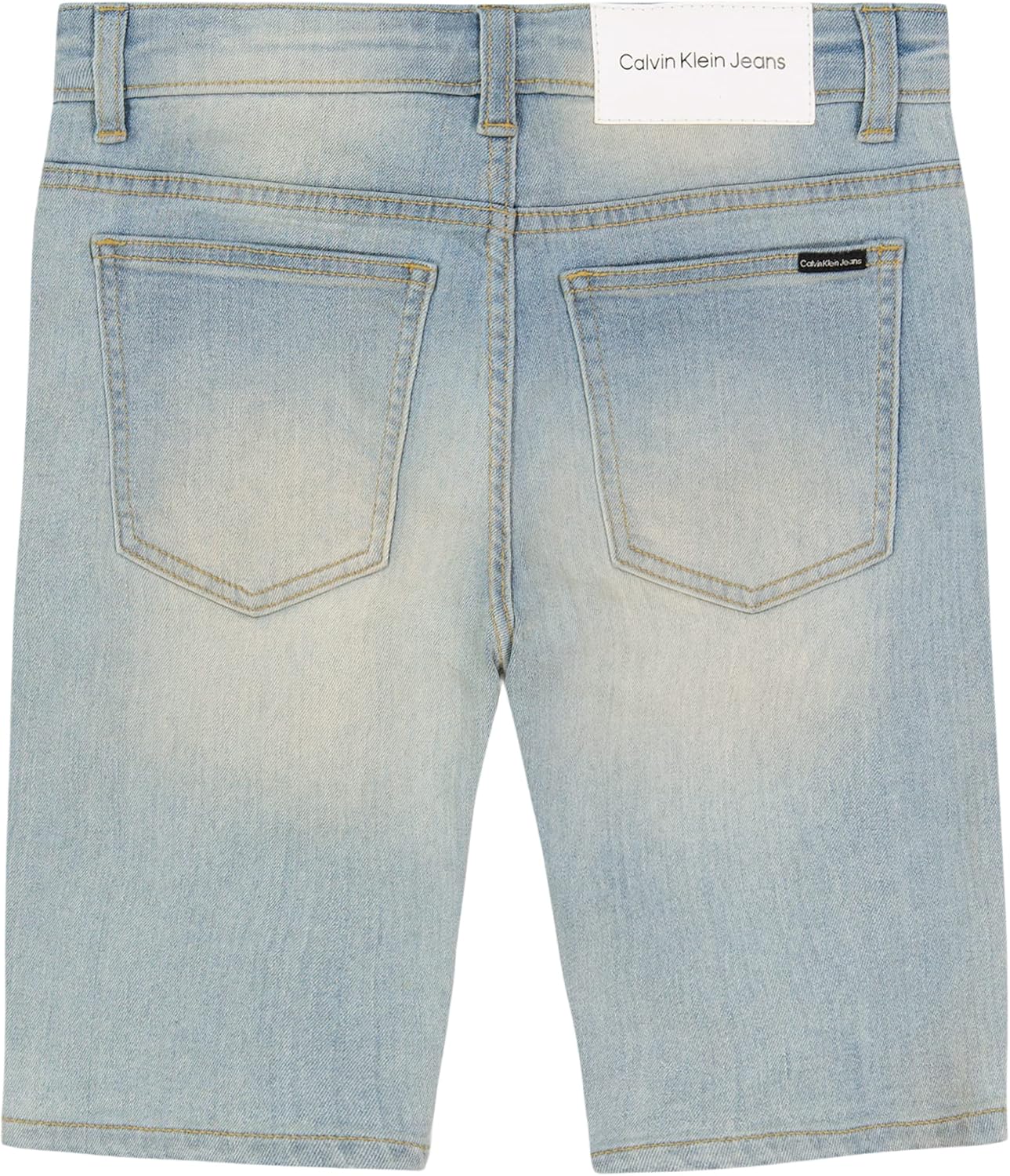 Свободные джинсовые шорты Calvin Klein Boys, модель с пятью карманами, застежка на молнию и пуговицы, Dallas Gc09 — фото 2