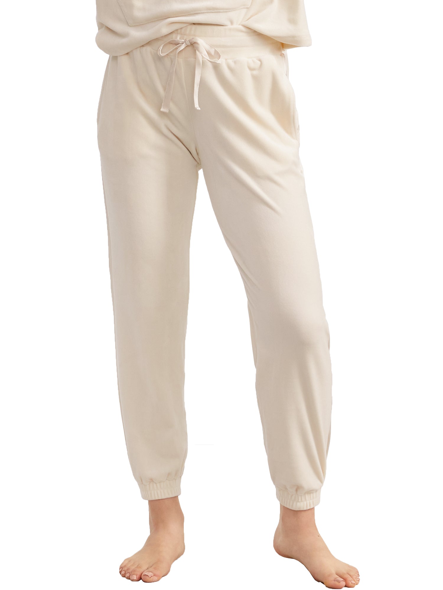 

Женские велюровые брюки Bare Lounge, цвет whitecap grey