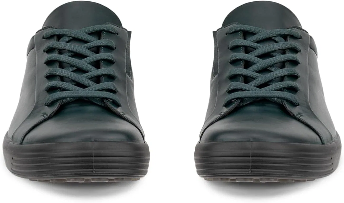 Мужские низкие кроссовки ECCO Soft 7, Sea Tangle Black Nubuck — фото 2