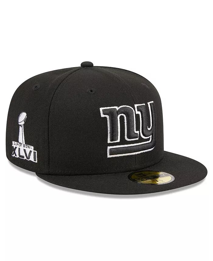 

Мужская черная бейсболка New York Giants Main Patch 59FIFTY Fitted Hat New Era