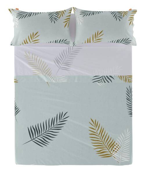 

Простыня blanc. Foliage mint, 1x160x270 см, разноцветный