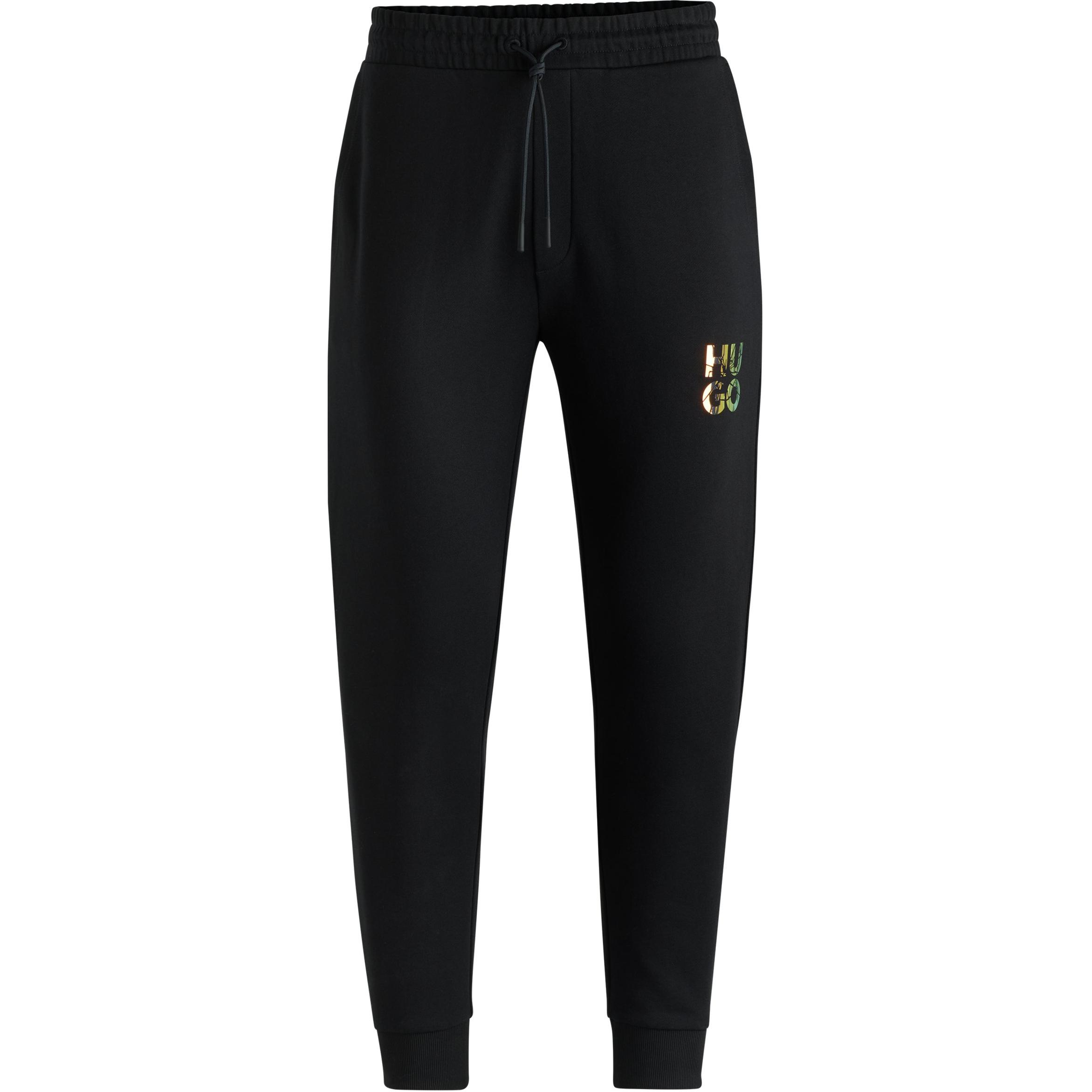 

Хьюго Лого принт Спортивные брюки HUGO BOSS, Черный