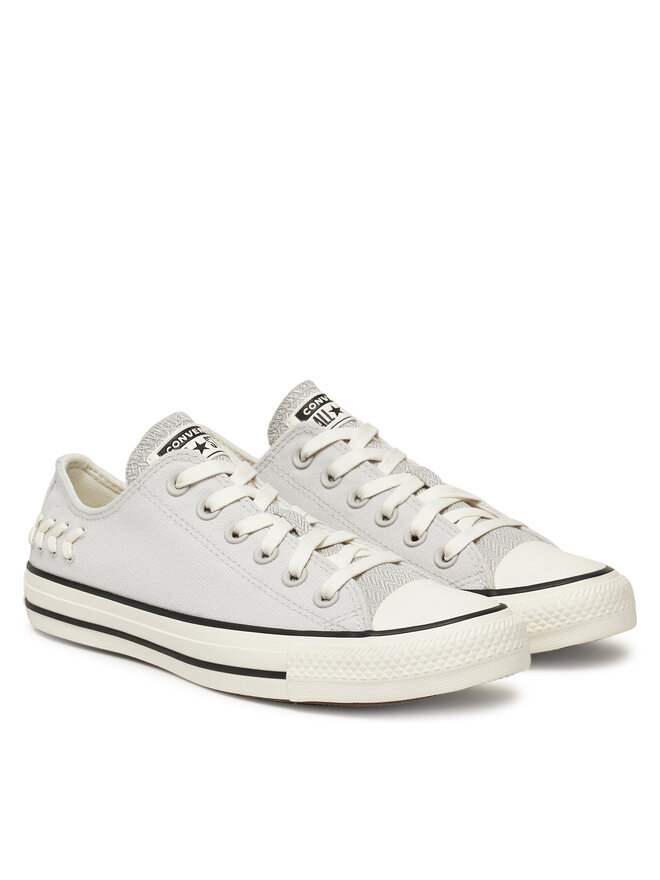 Кроссовки из ткани Chuck Taylor All Star Crafted Laces A12579C Converse, серый — фото 2