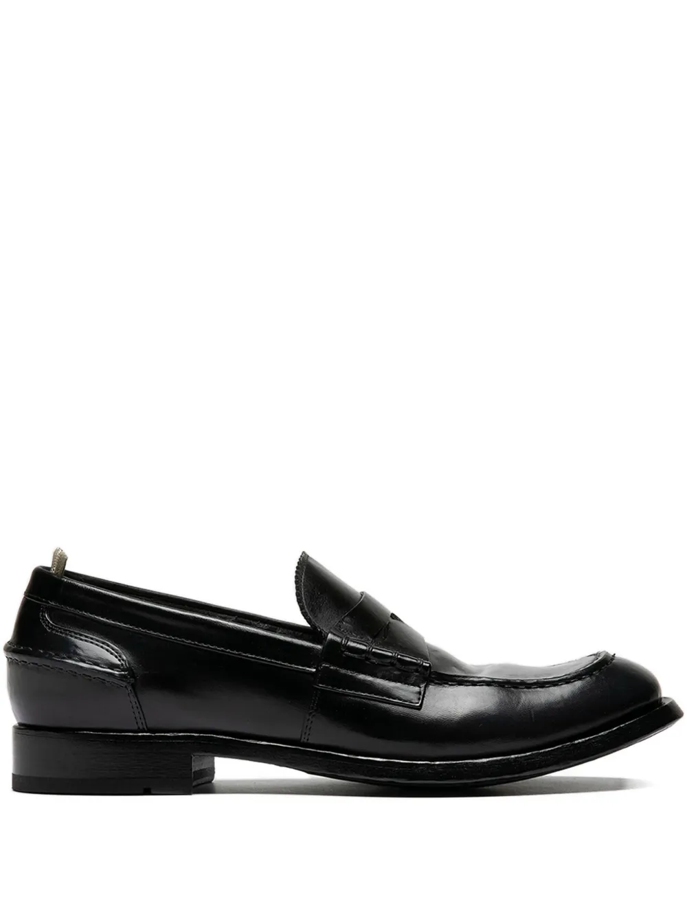 

Кожаные лоферы пенни Officine Creative, черный